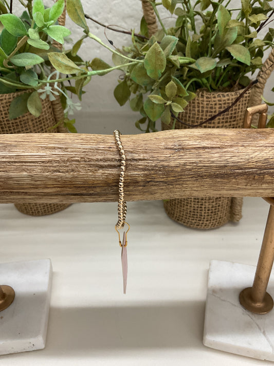 Beaded 14k Golden Bracelet
