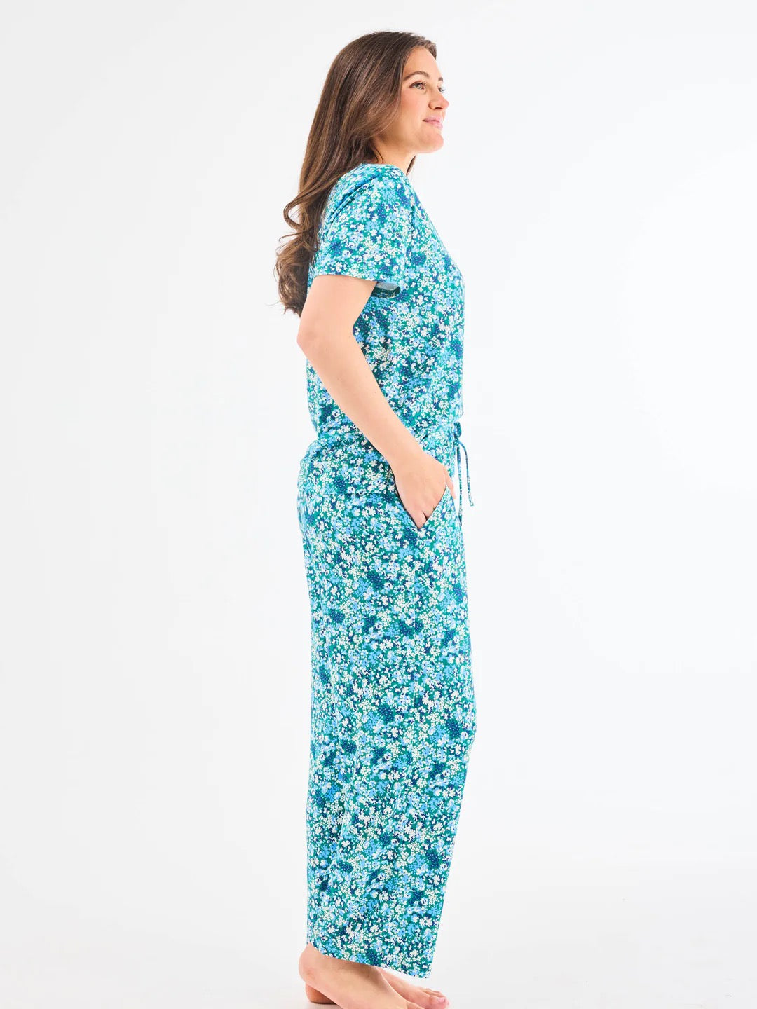 Day Dreaming Blue Pajama Set