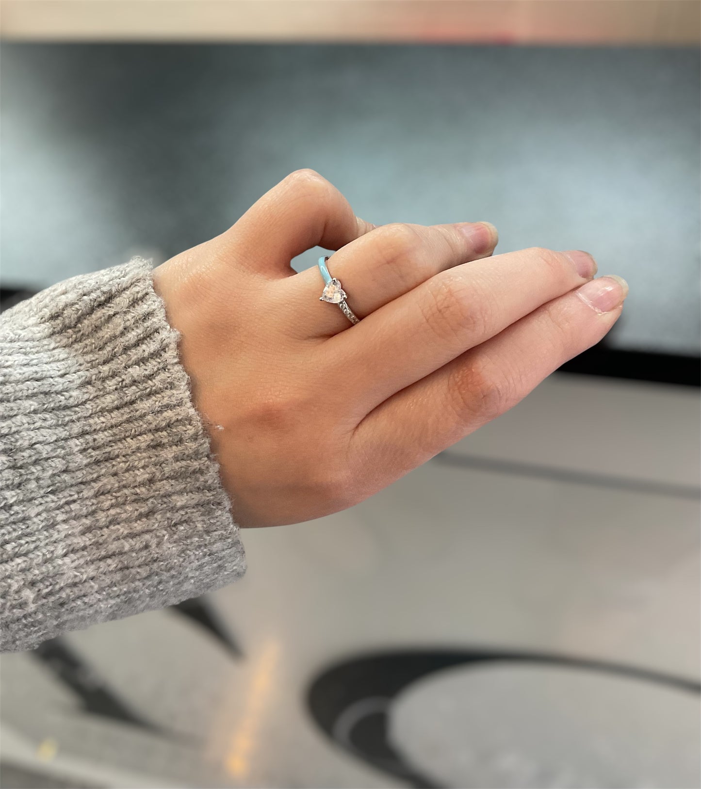 Self Reminder - No One Is You and That Is Your Power Half Enamel Ring