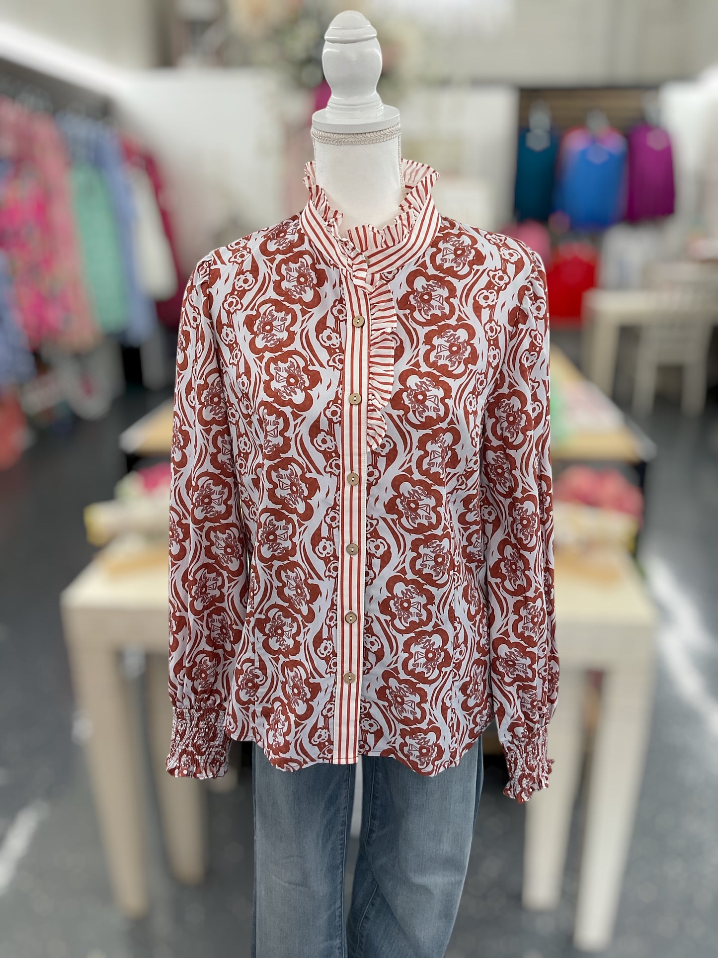 Vintage Ember Blouse