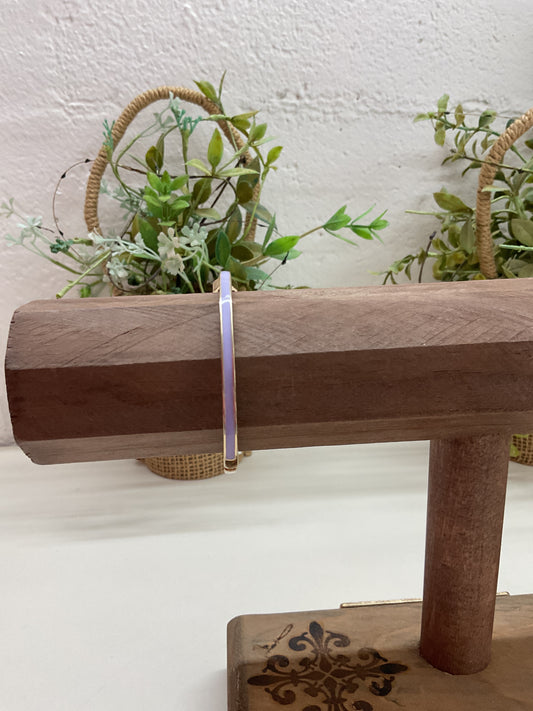 Lavender Gold Bracelet