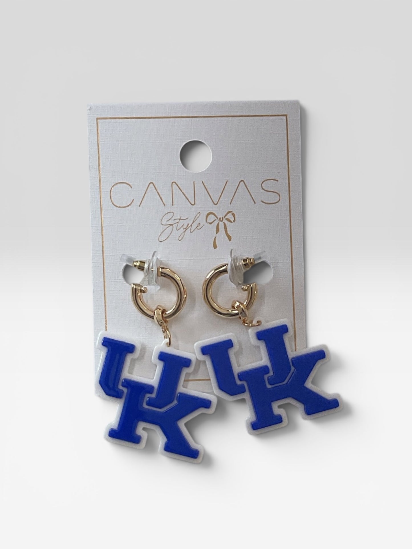 Kentucky Wildcats Drop Hoop Earrings