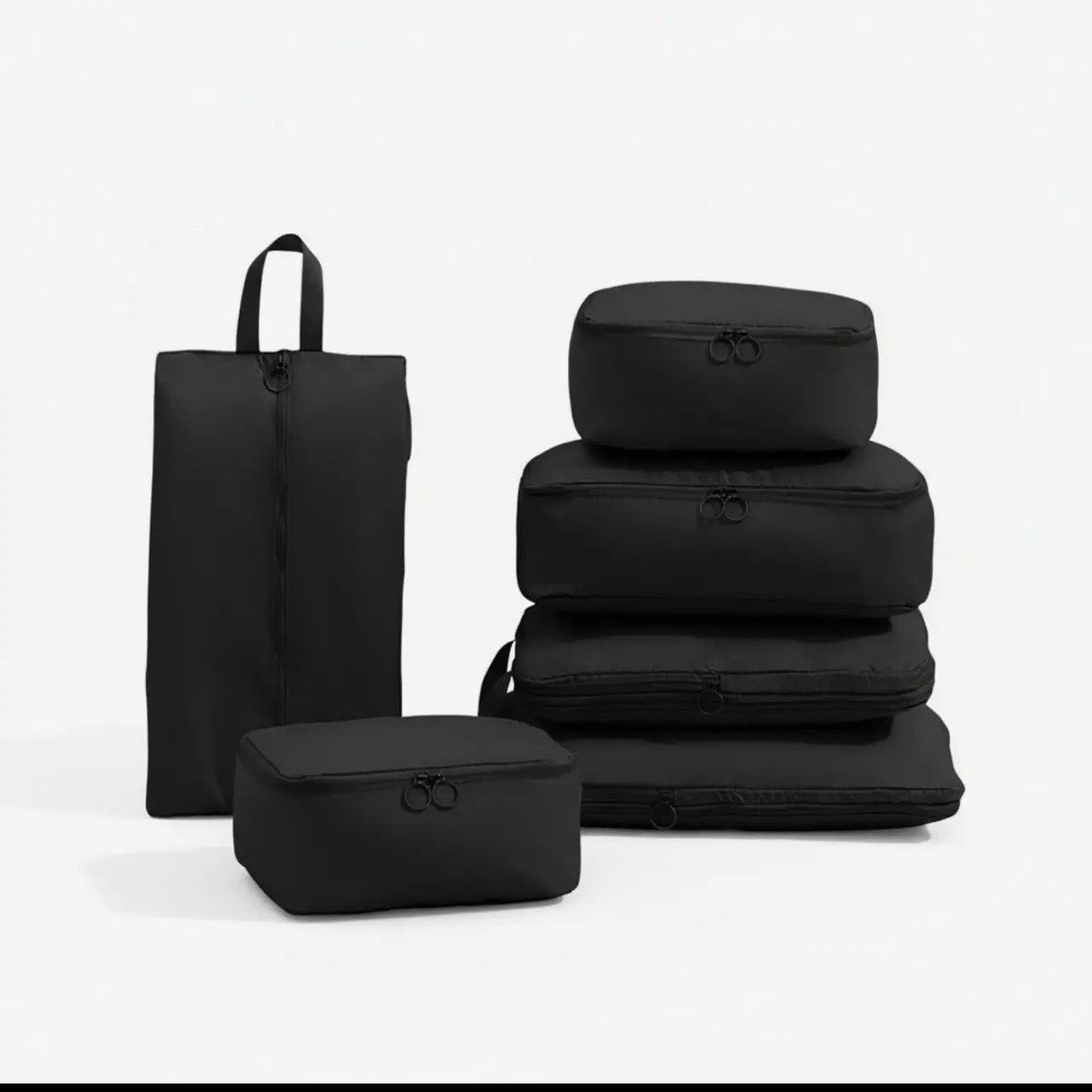 6 piece Compression Packing Cube Set