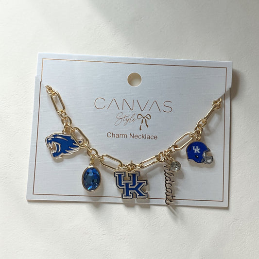 Kentucky Wildcats Gameday Charm Necklace