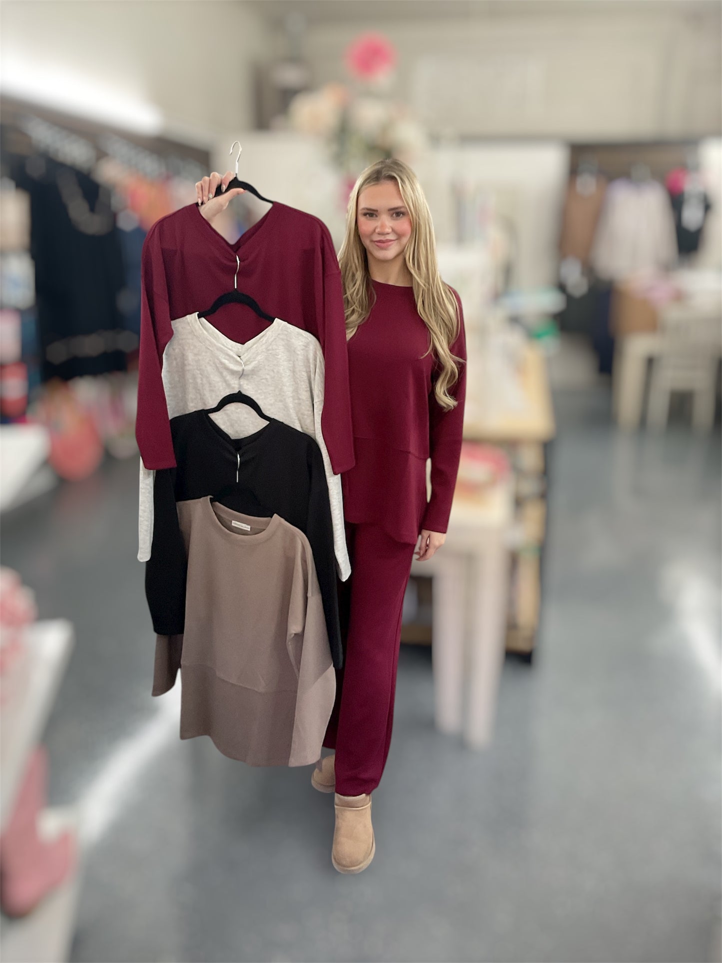 Heather Gray Cozy Set