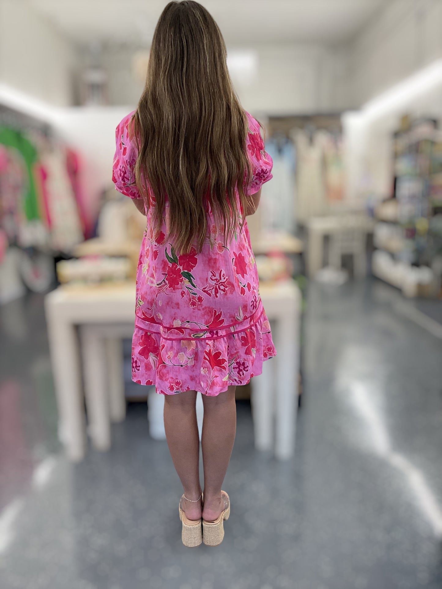 Pink Petal Paradise Dress