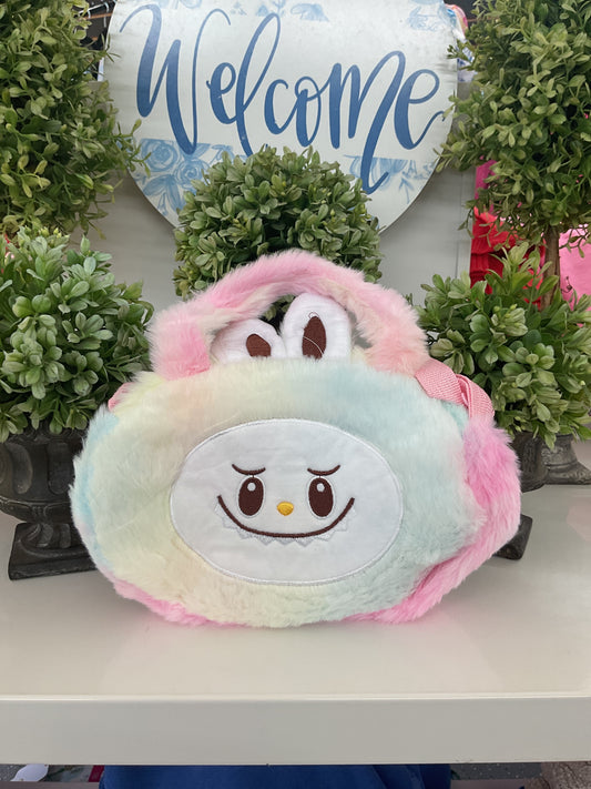 Monster Mini Crossbody Pink Multi Bag