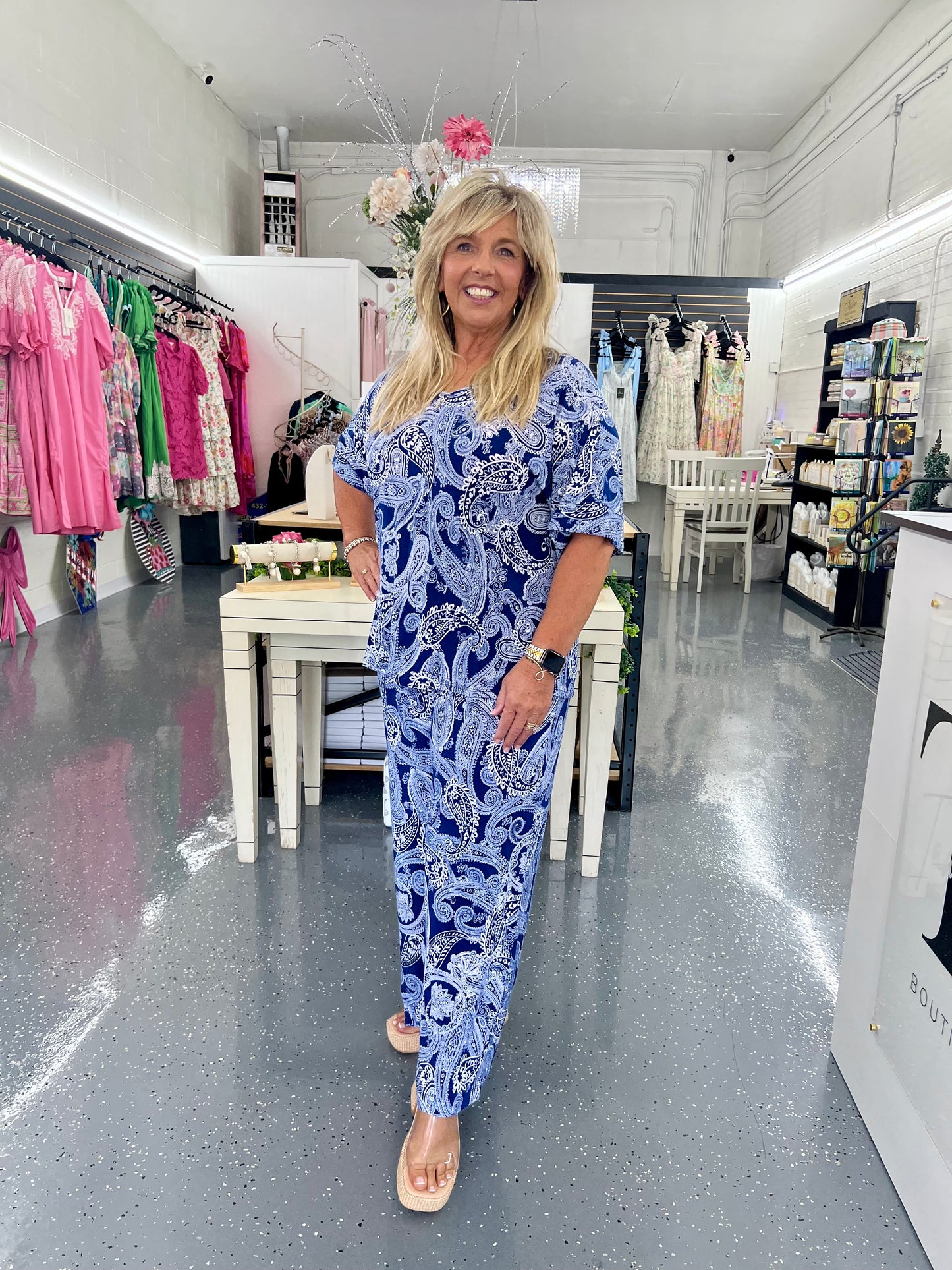 Navy Hampton Set