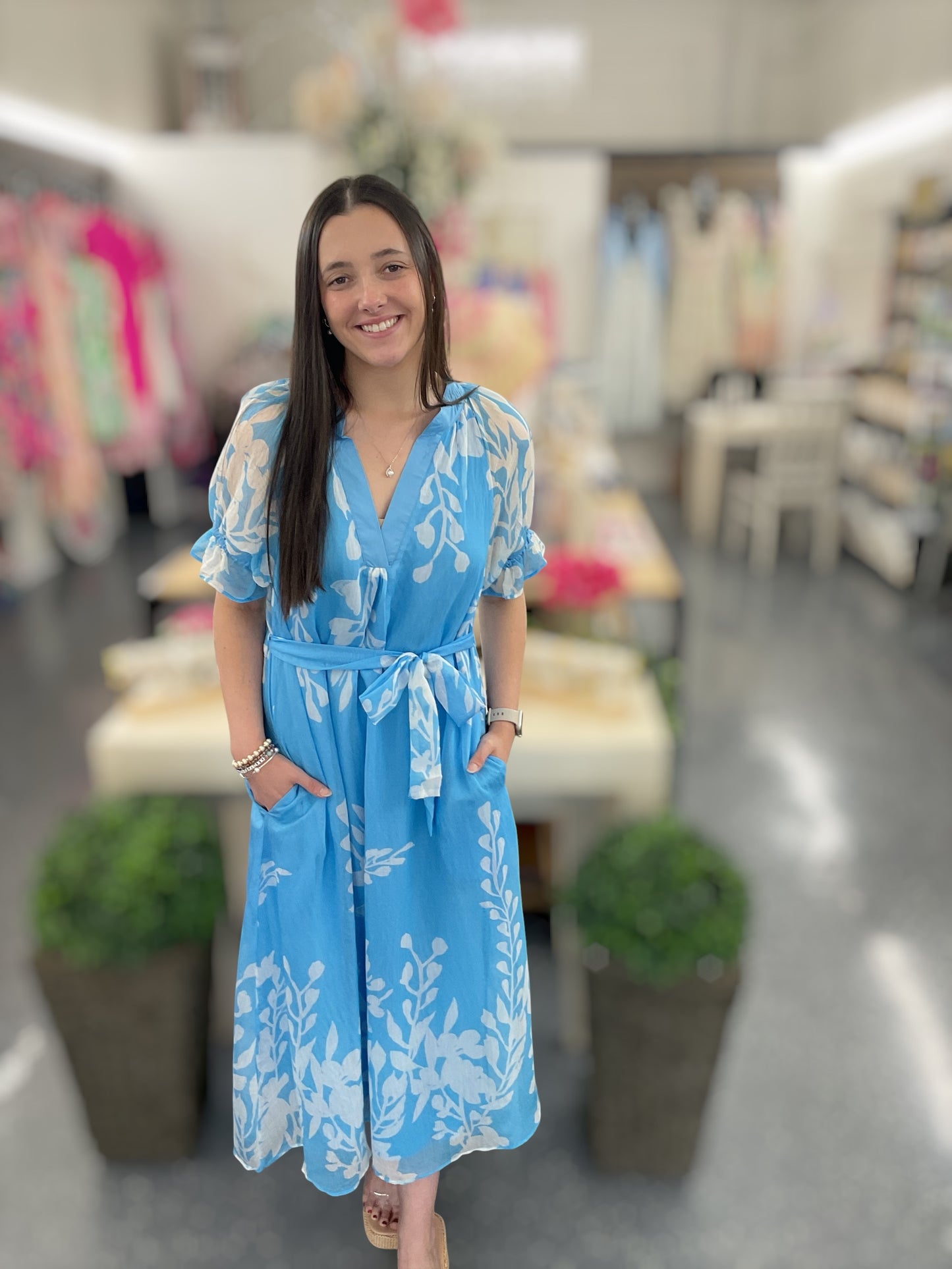 Sky Blossom Dress