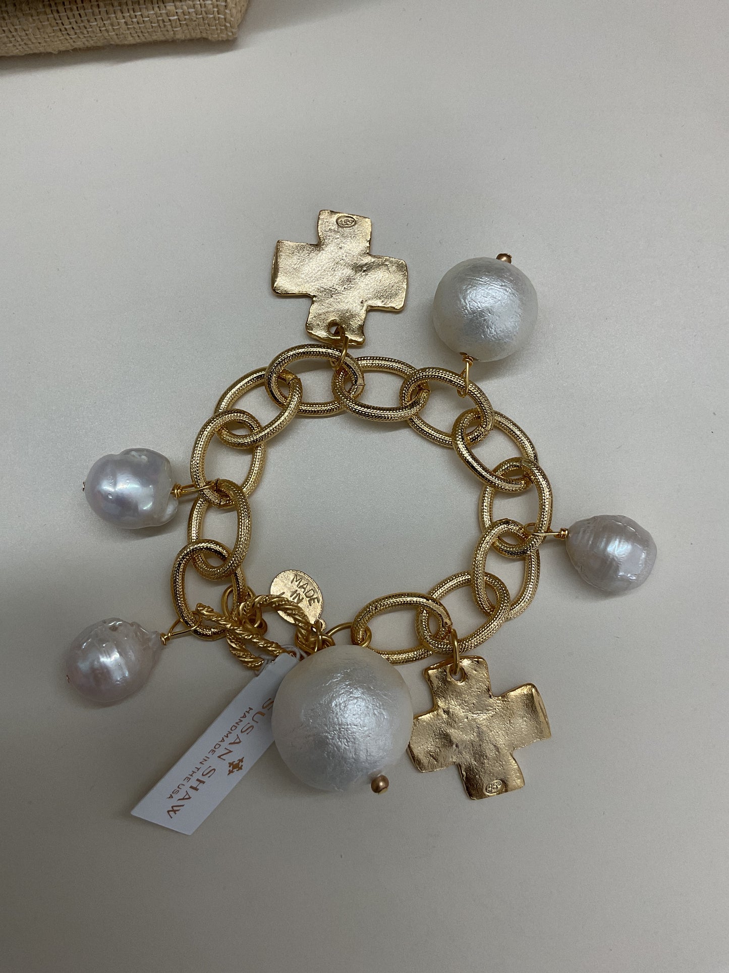 Susan Shaw Cross and Cotton Pearl