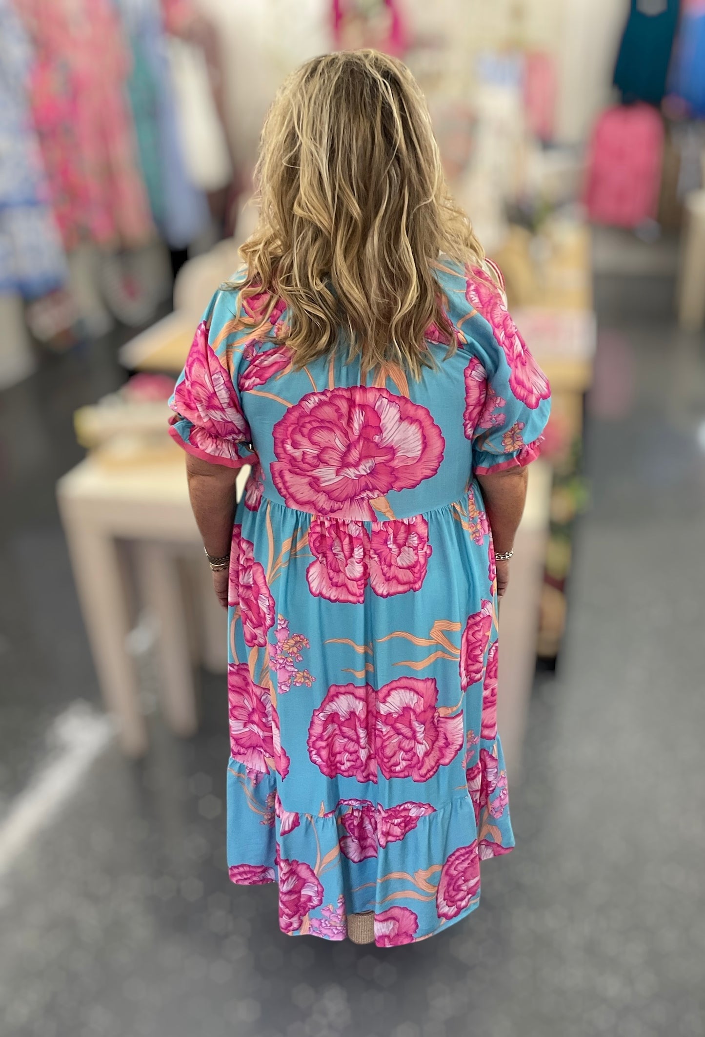 Tropical Bloom Breeze Maxi Dress
