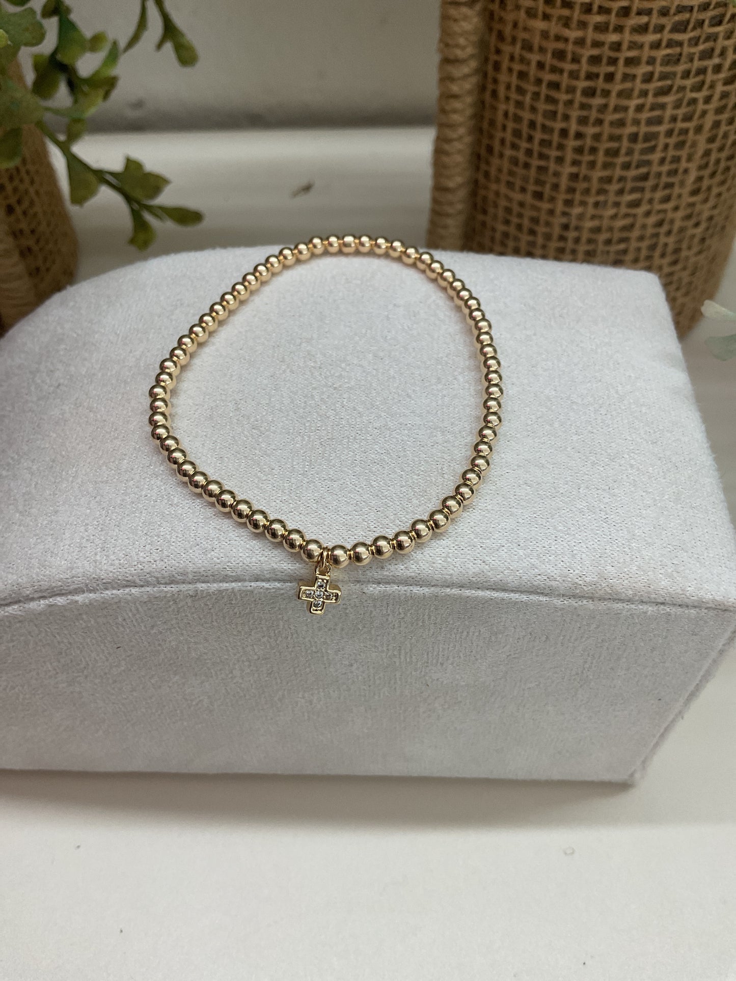 Hannah Cross Charm Bracket