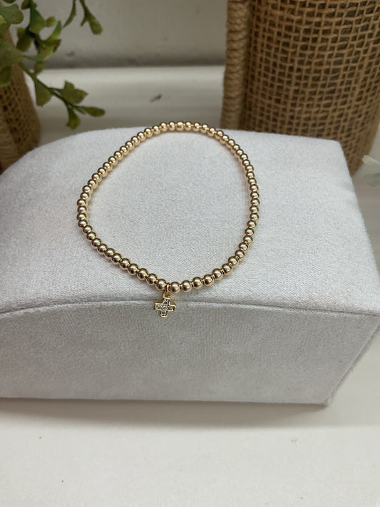 Hannah Cross Charm Bracket