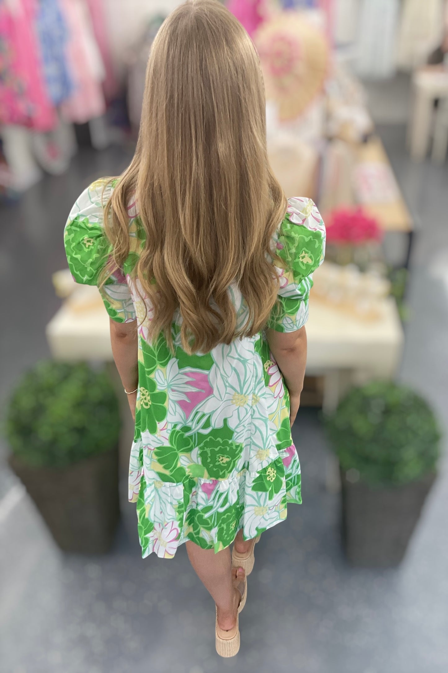 UM Garden Green Bloom Dress