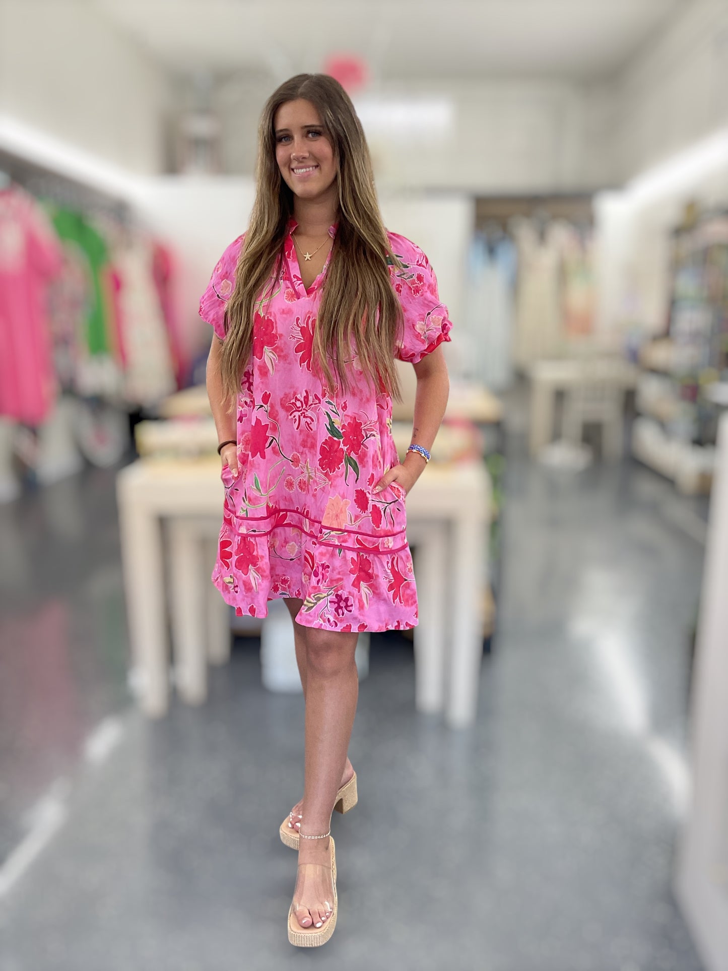 Pink Petal Paradise Dress