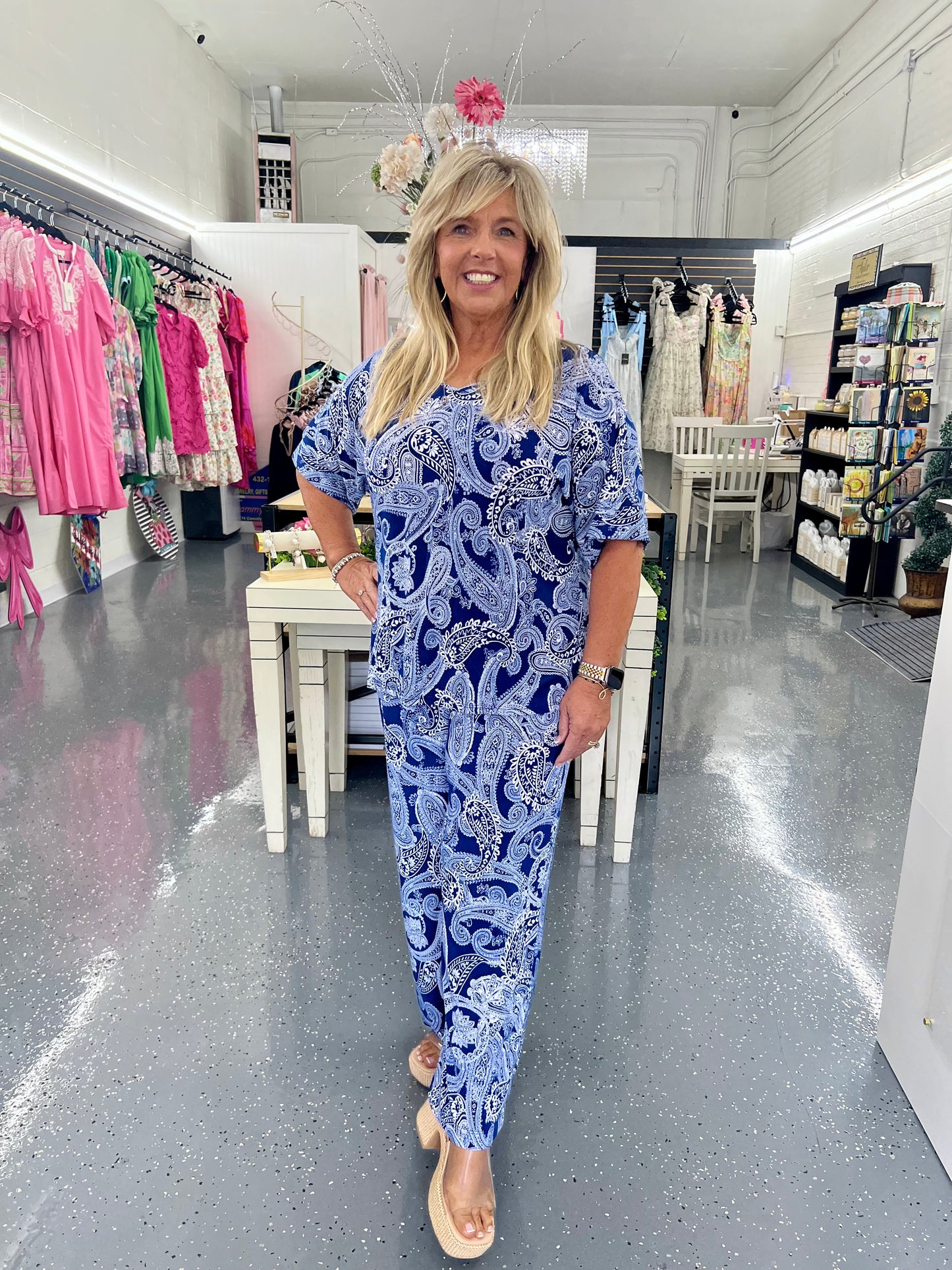Navy Hampton Set