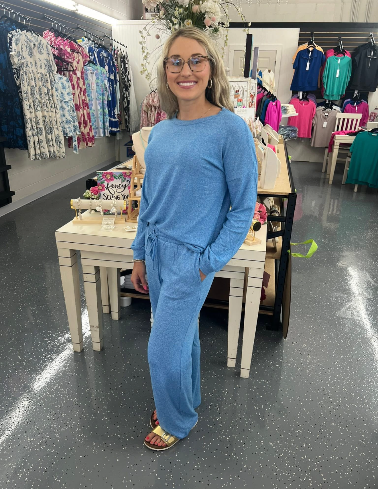 Soft Sister Knits Blue