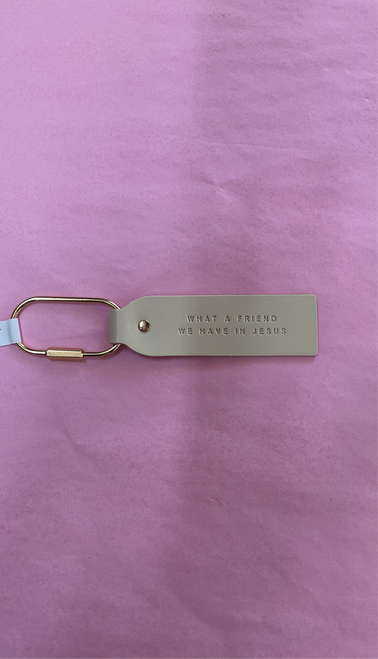 What A Friend Key Fob Blonde