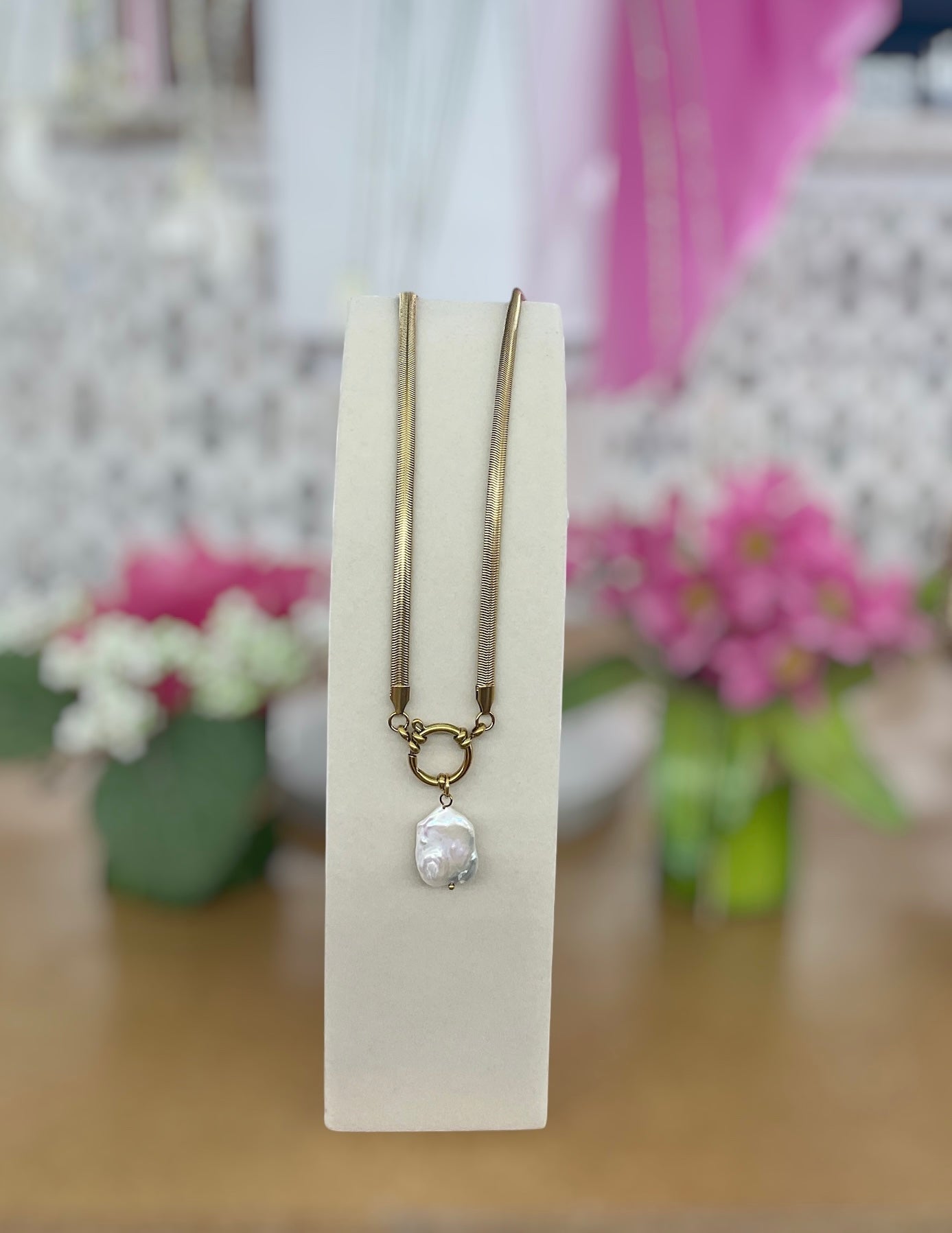 Chan Sutt Delilah Mop Snake Necklace