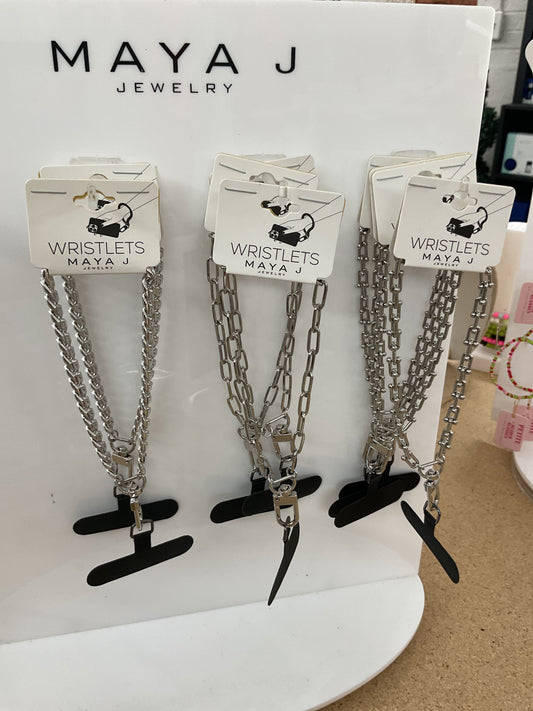 Maya J Wristlet Silver
