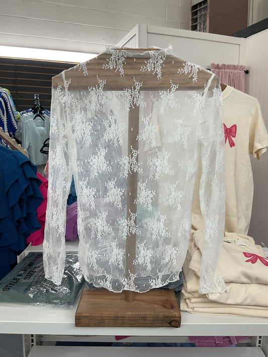 Whisper Lace Top