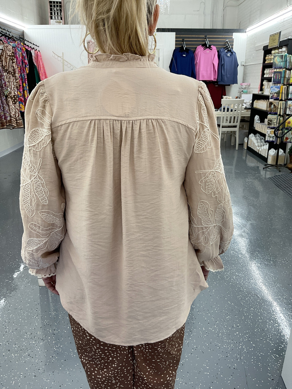 UM Champagne Bloom Blouse