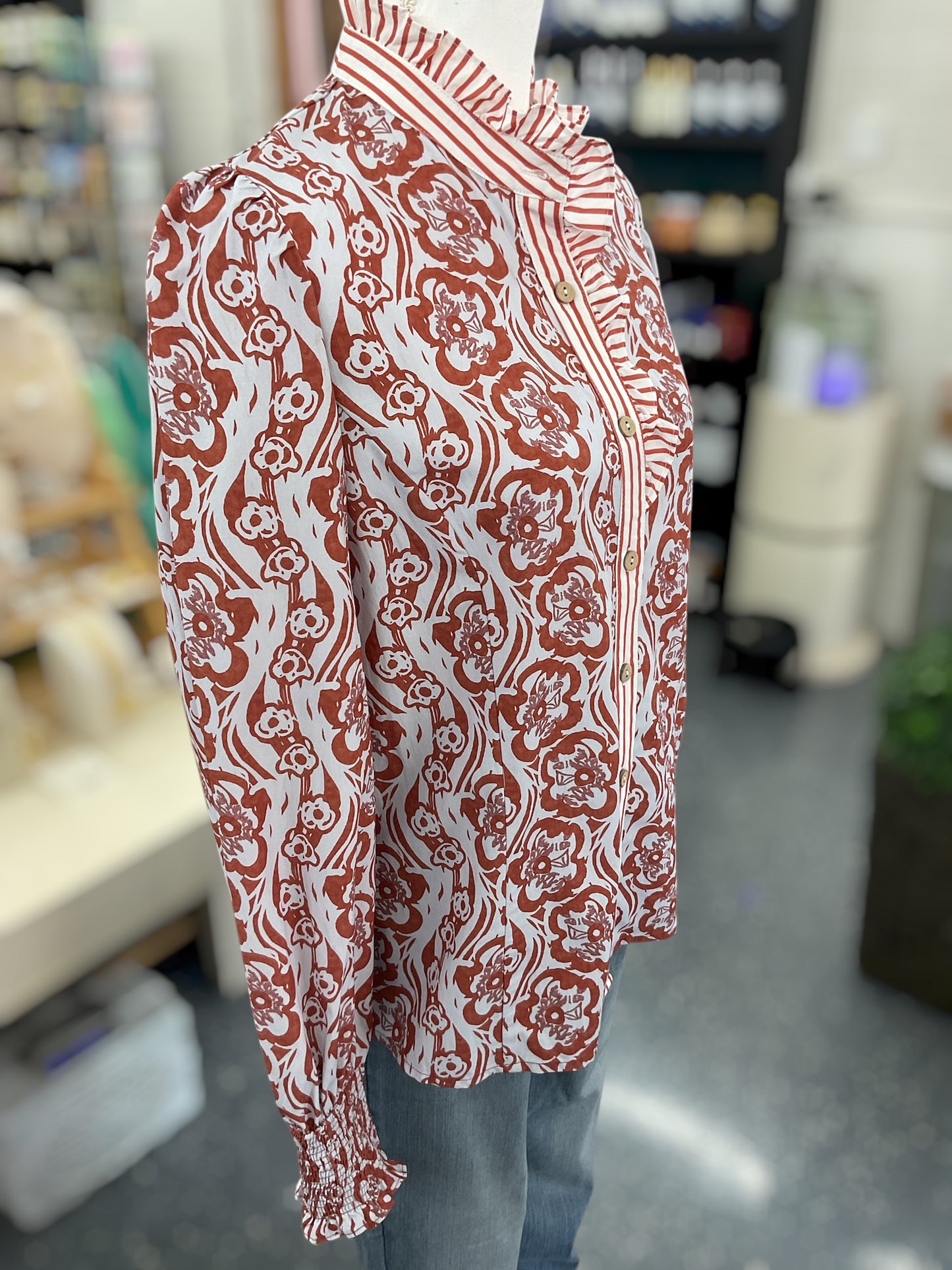 Vintage Ember Blouse