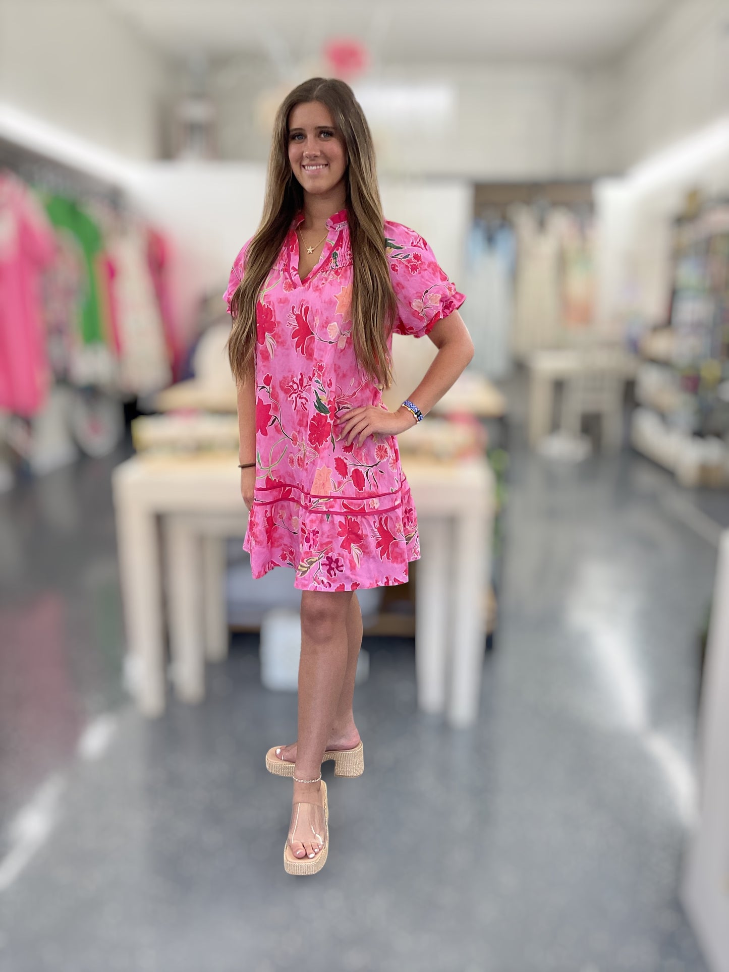 Pink Petal Paradise Dress