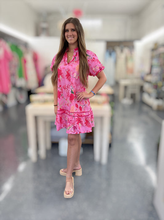 Pink Petal Paradise Dress