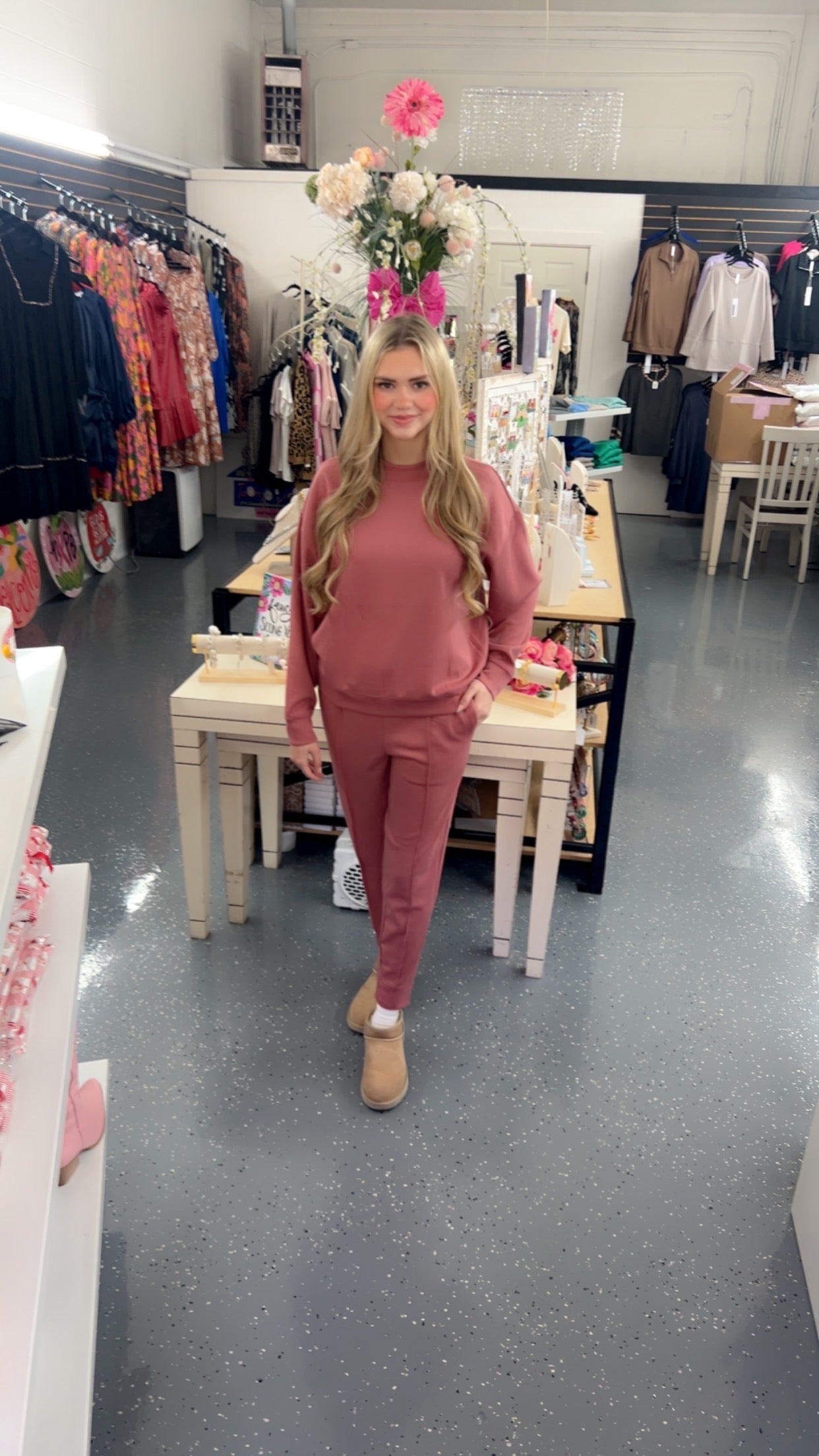 Dusty Rose Lounge Set