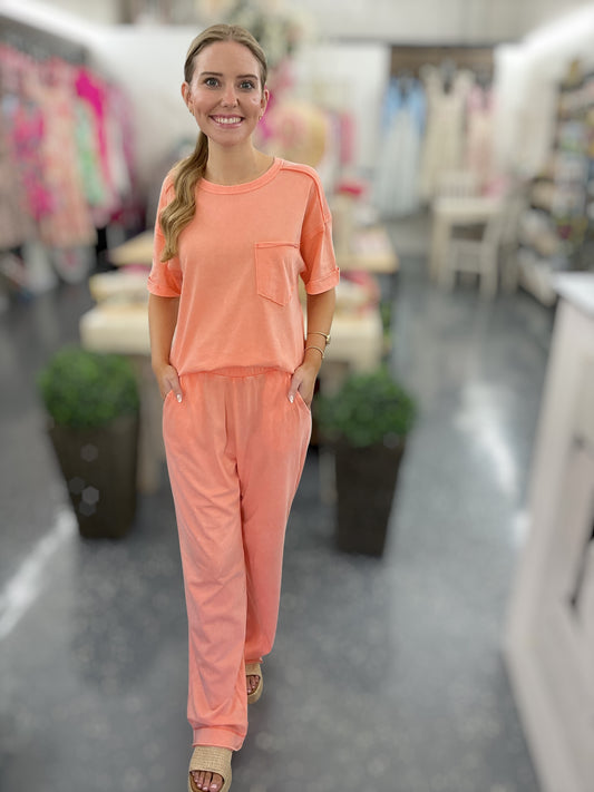 Z Acid Washed Lounge Set