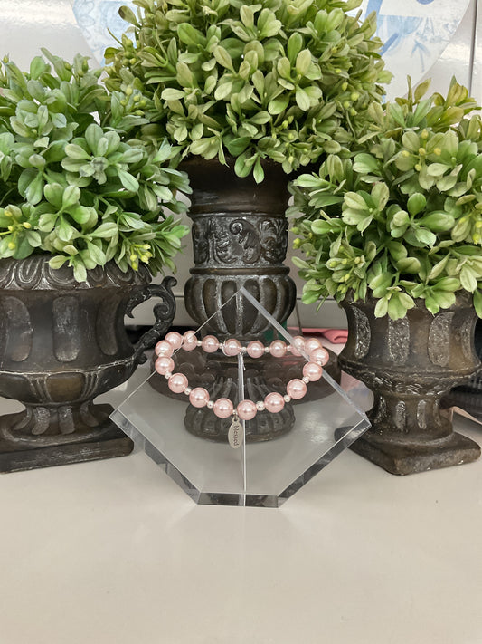 Count Your Blessings Bracelet in Pink Pearl