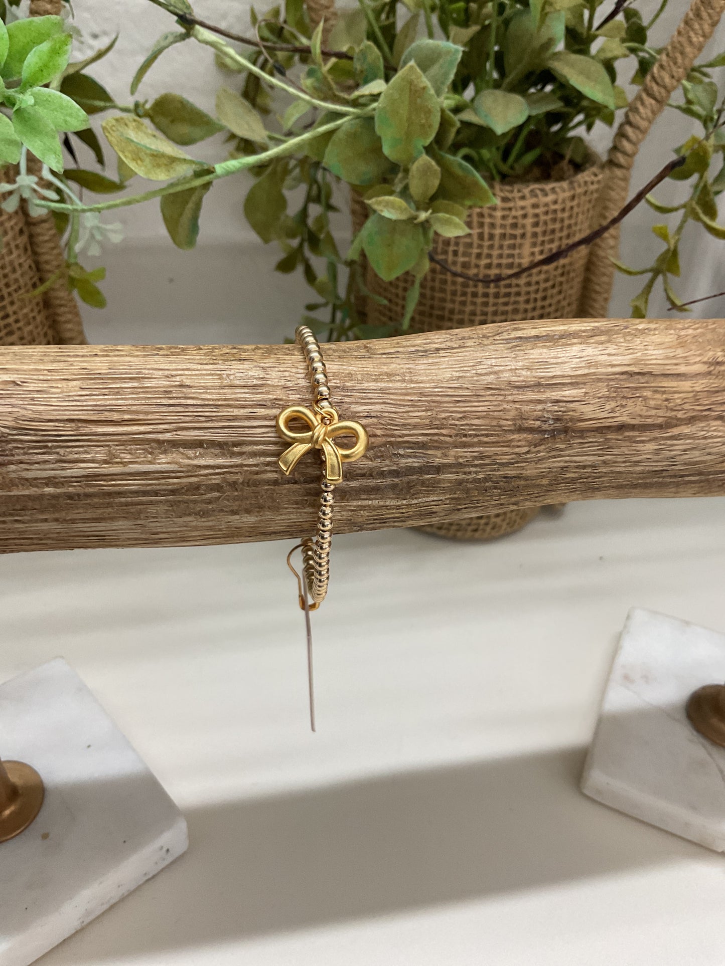 14k Filled Golden Bow Bracelet
