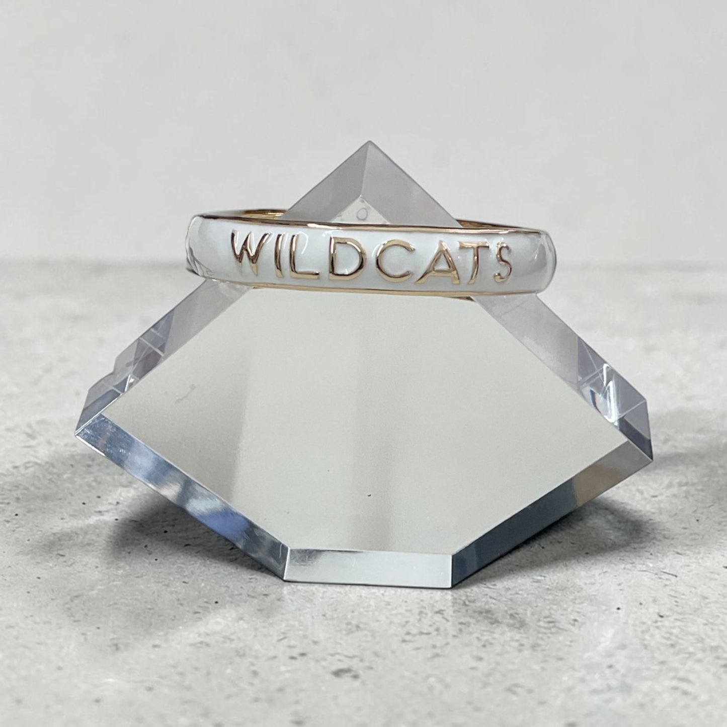 Kentucky Wildcats White Hinge Bangle
