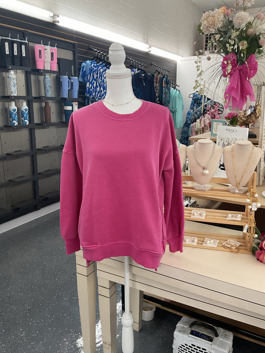 Raspberry Pop Sweatshirt