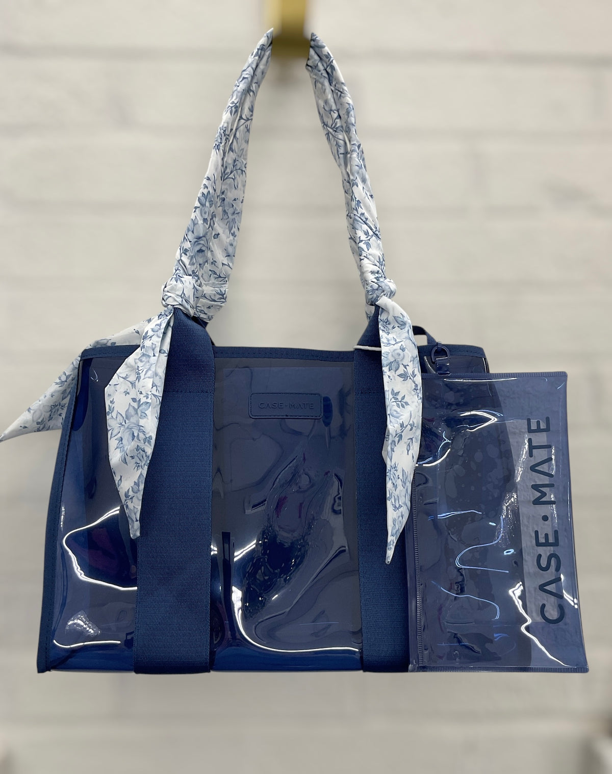 CM Medium Navy Tote Bag