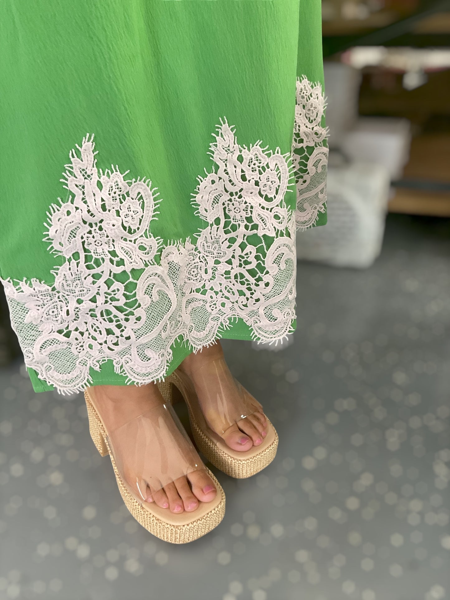 JD Emerald Grace Midi Dress