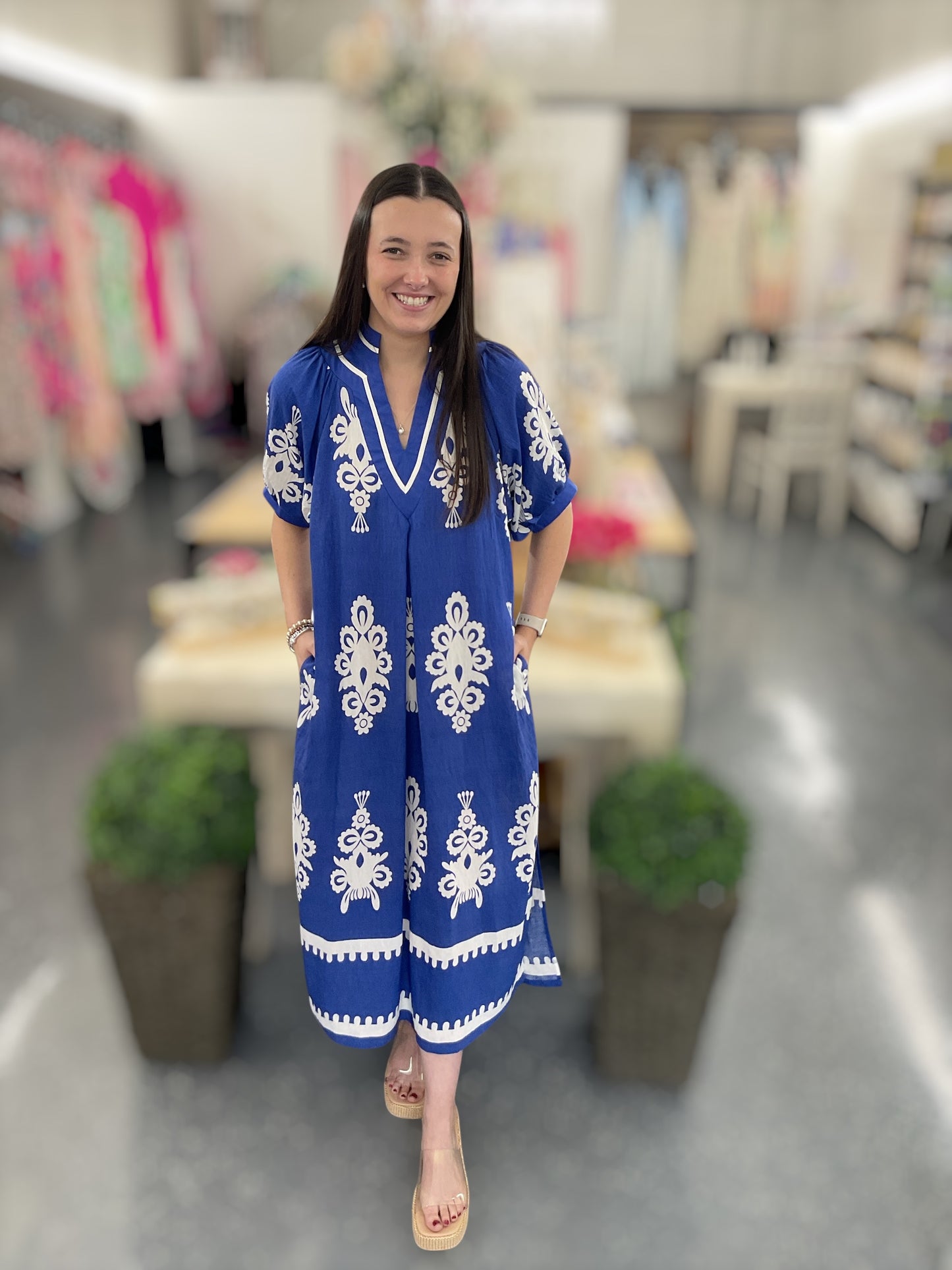 Cobalt Coast Dress