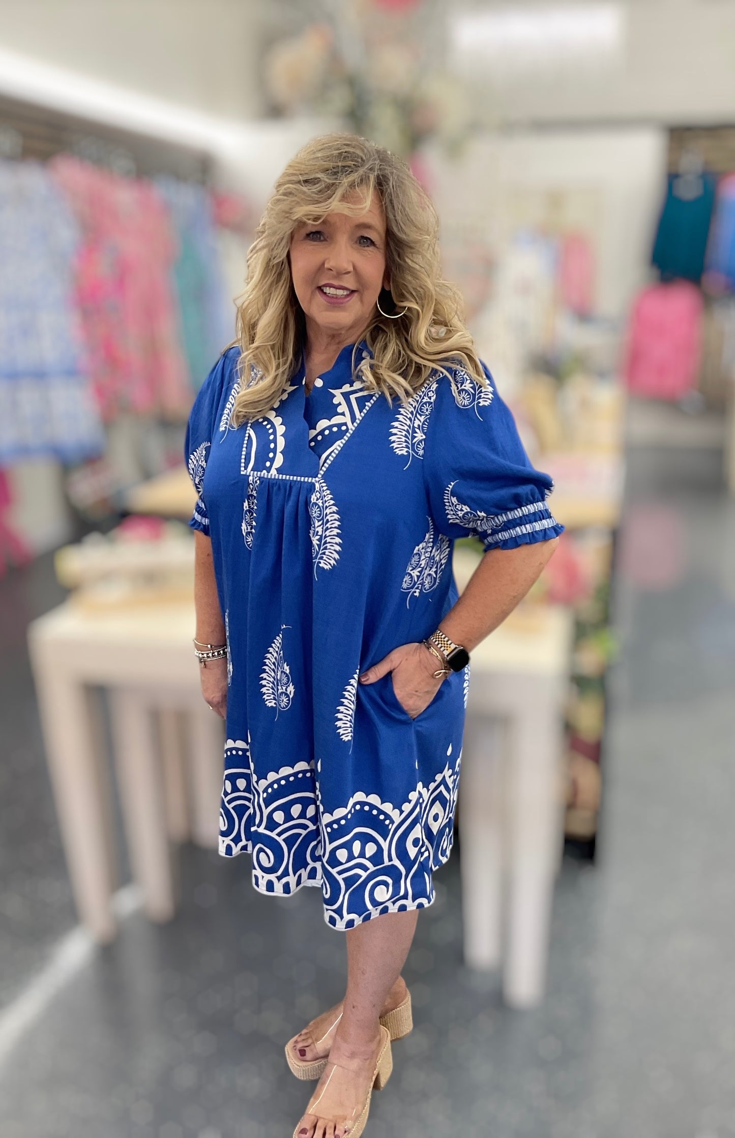 Sapphire Charm Dress