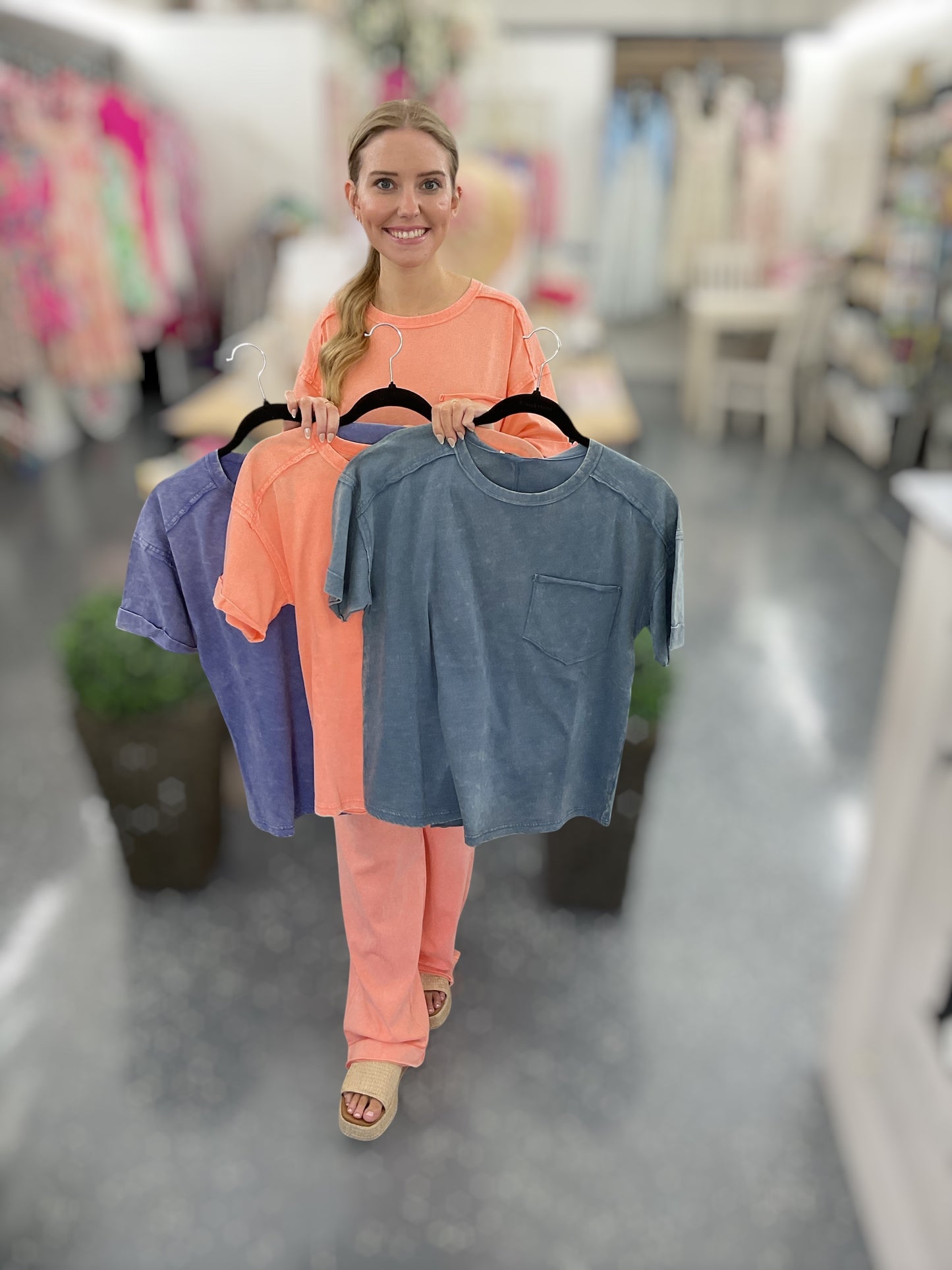 Z Acid Washed Lounge Set