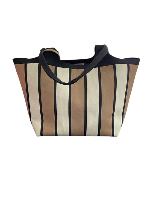S Camel/Black Robbie Tote