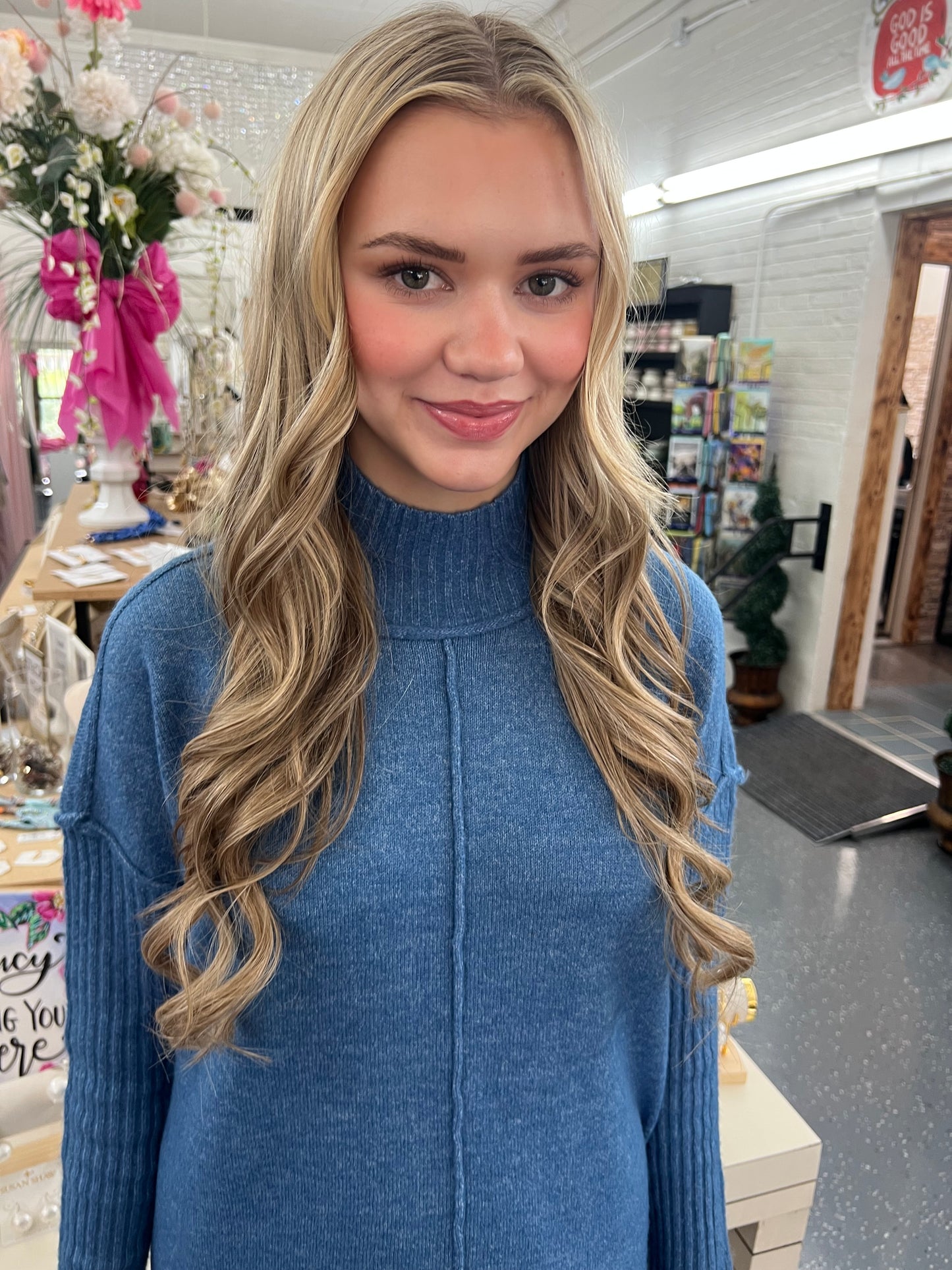 Turtleneck Sweater Dress