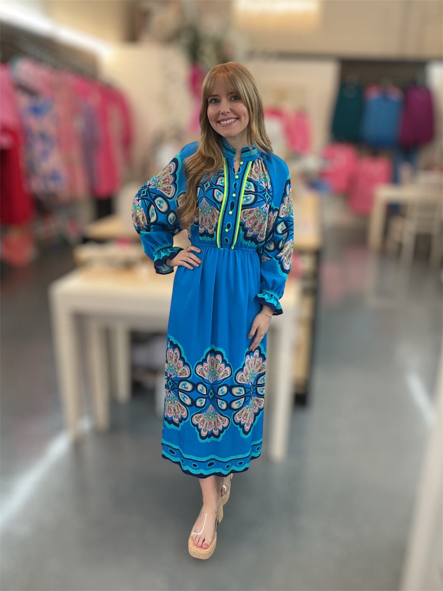 Turquoise Paradise Dress