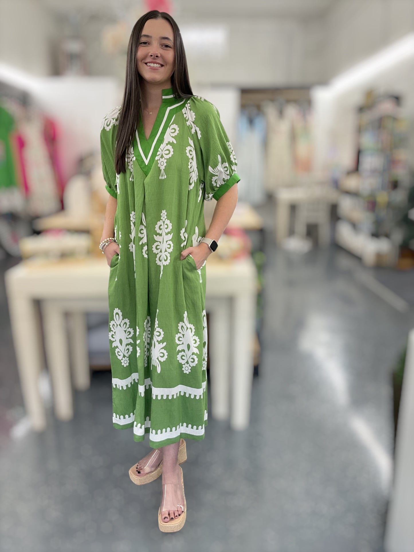 Emerald Garden Dress