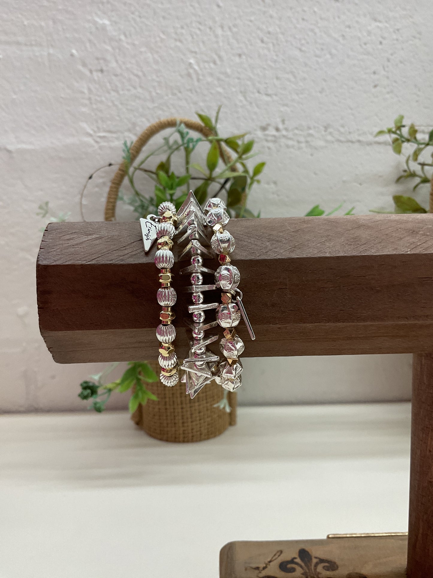 Gold Silver Trio Stack