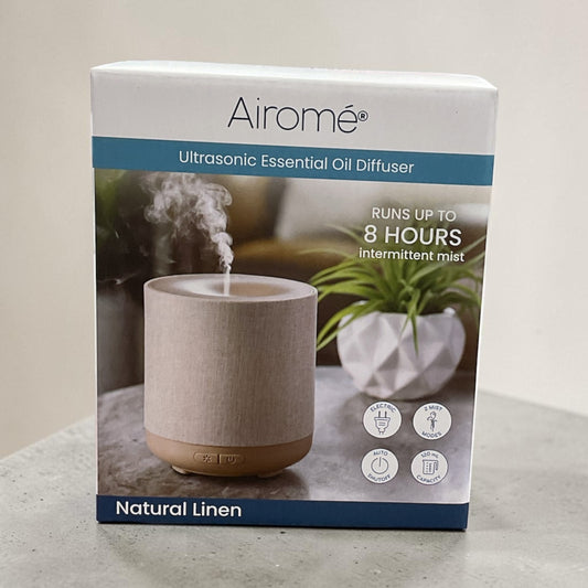 Natural Linen Ultrasonic Essential Oil Diffuser