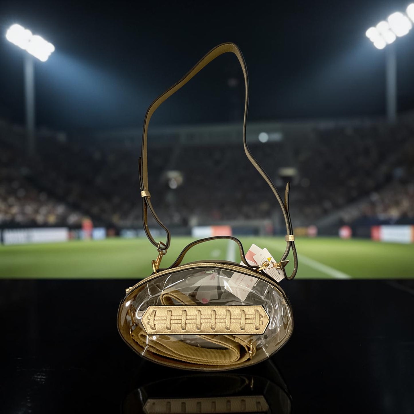 Gold Game Day Football Bag