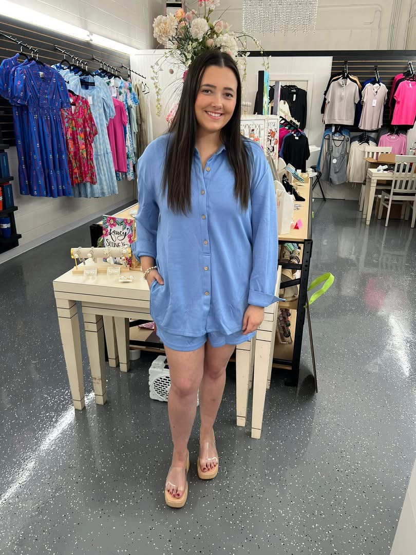 Blue Skies Romper
