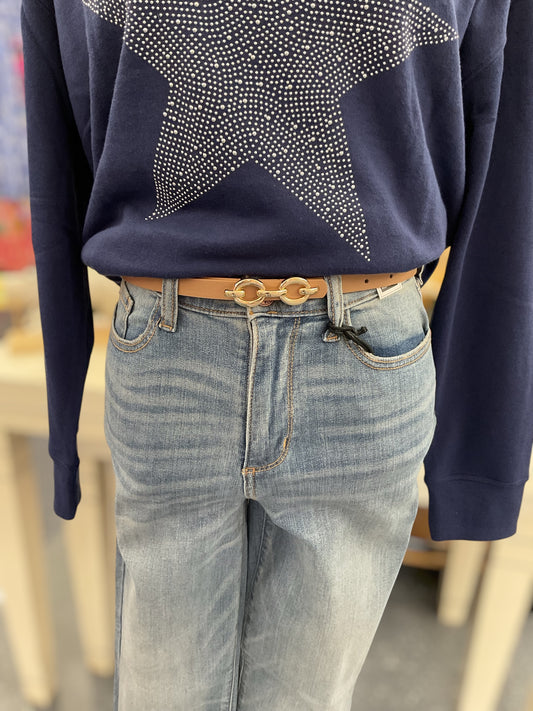 Ash Mocha Classic Link Belt