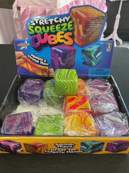 Stretchy Squeeze Cubes